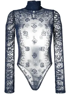 Боди с вышивкой