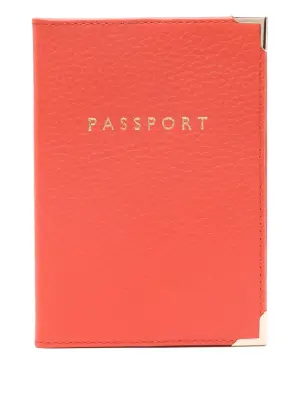 обложка для паспорта из зернистой кожи