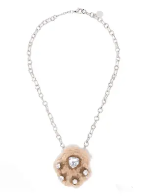 Колье с кристаллами