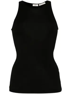 Шерстяной топ тонкой вязки