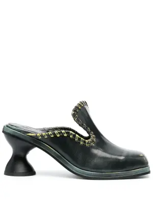 Мюли с квадратным носком