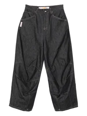 Джинсы со вставками