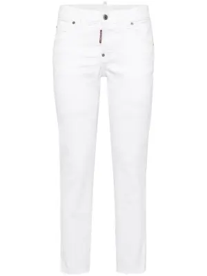 Брюки скинни средней посадки