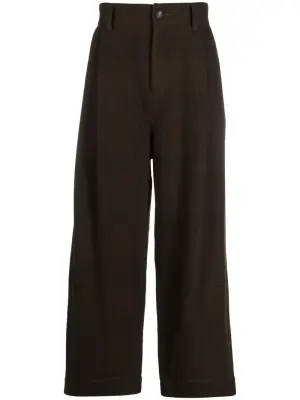 Широкие брюки в клетку