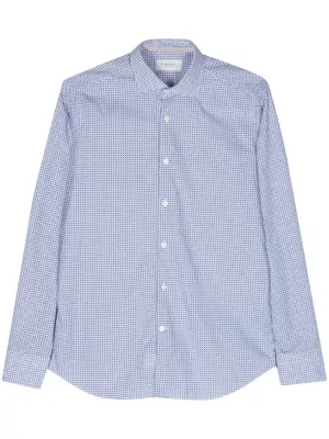 Рубашка с геометричным принтом