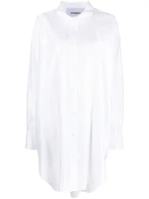 рубашка оверсайз с длинными рукавами