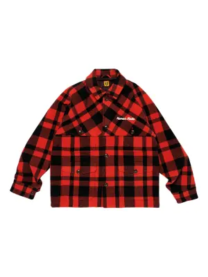 Клетчатая куртка-рубашка