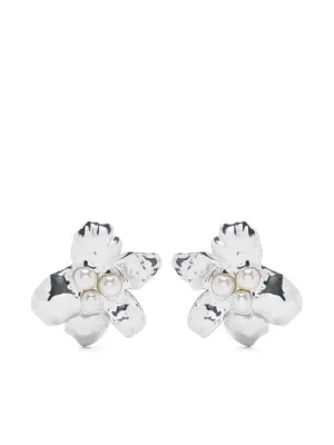 Серьги Sculpted Flower из коллаборации с Quentin Jones