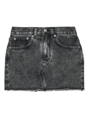 джинсовая юбка с принтом Numbers