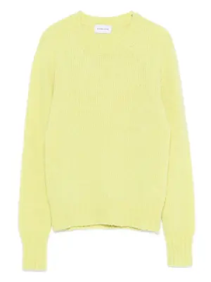 Свитер с круглым вырезом и длинными рукавами