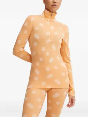 Лыжный топ с воротником на молнии