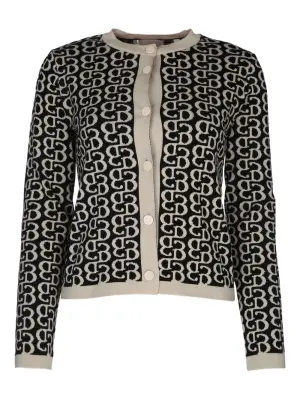 Кардиган с монограммой