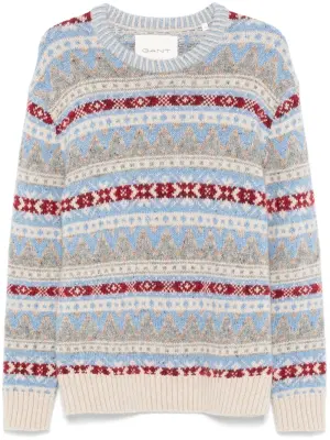 Свитер с узором фэр-айл