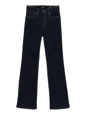 Джинсы с контрастной строчкой