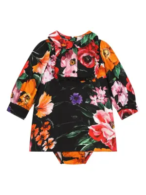 Платье с цветочным принтом