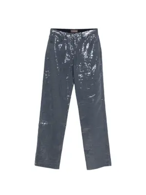 Брюки с пайетками