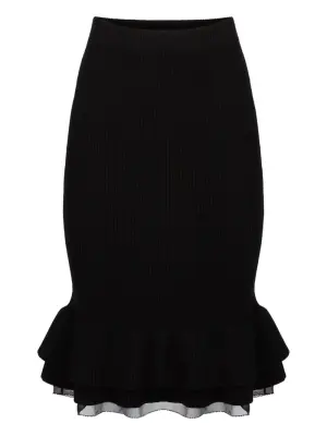 юбка с оборками