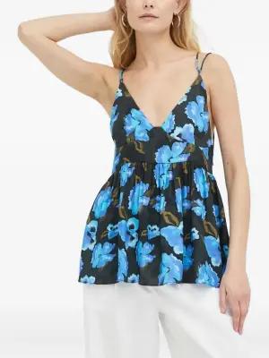 Блузка с цветочным принтом