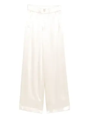 Брюки широкого кроя с эластичным поясом