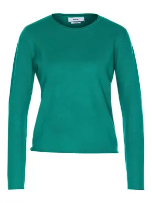 Кашемировый свитер с круглым вырезом