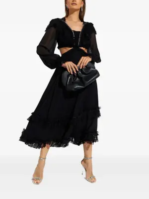 Кружевное платье миди Zinna