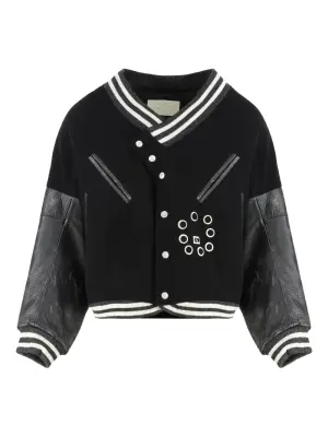 Бомбер с длинными рукавами