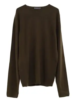 Кашемировый свитер с круглым вырезом