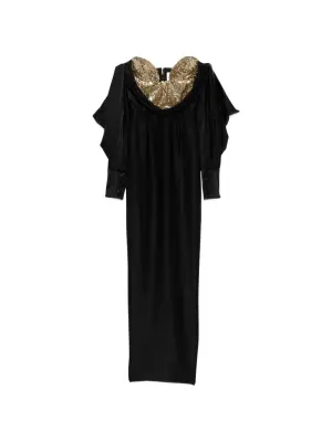 Платье макси The Warrior с пайетками