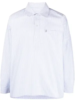 Полосатая рубашка с длинными рукавами