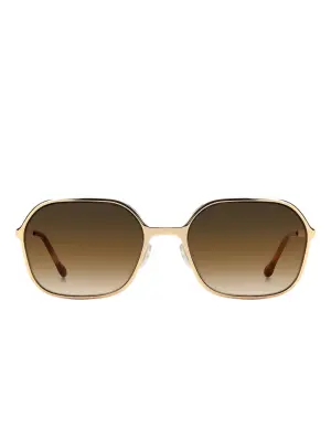 Солнцезащитные очки с геометрической оправой