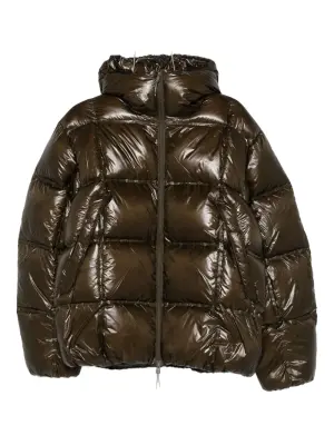 Стеганая куртка с капюшоном