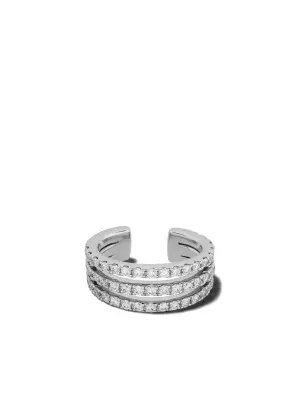 Серьга-кафф Joséphine из белого золота с бриллиантами