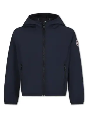 Куртка с капюшоном и логотипом