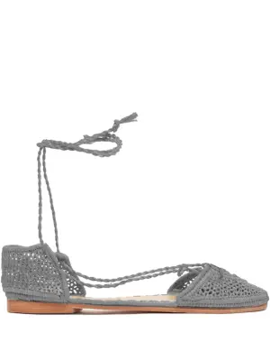 Плетеные туфли