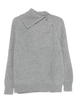 Свитер на молнии