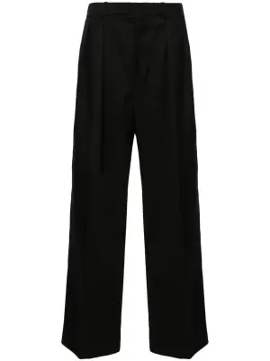 Брюки строгого кроя с заниженной талией