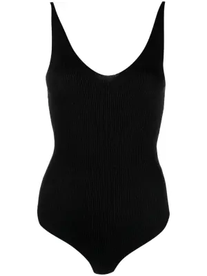 Боди в рубчик с блестками