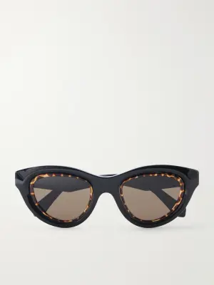 Ацетатные солнцезащитные очки LOEWE EYEWEAR Anagram "кошачий глаз".