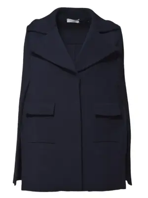 Кейп с широкими лацканами