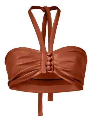 Топ с вырезом халтер