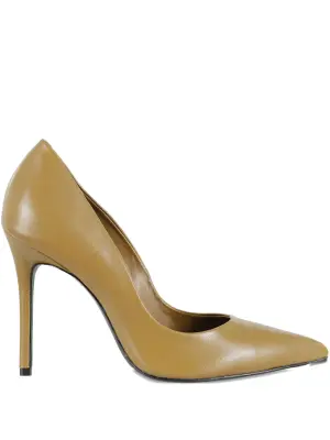 Туфли-лодочки с заострённым носком на каблуке 105 мм