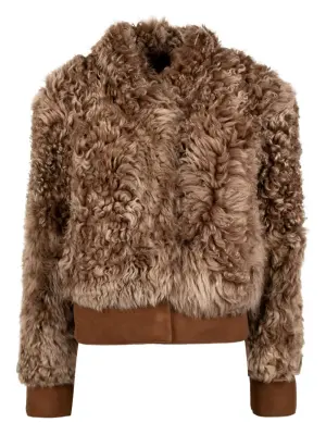 Куртка из вьющейся шерсти