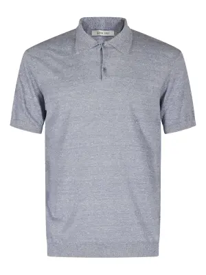 Меланжевая рубашка поло