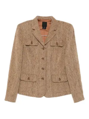 Куртка с узором шеврон