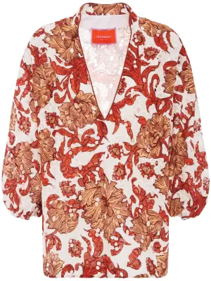 Туника с объемными рукавами