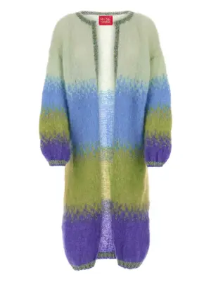 кардиган с эффектом омбре