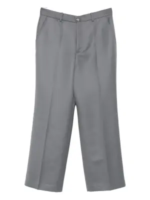 Шерстяные брюки со складками