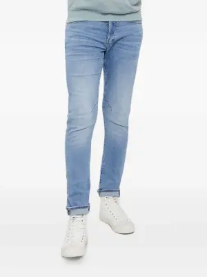 Узкие джинсы с вышивкой