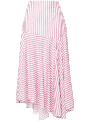 Юбка Volant асимметричного кроя в полоску