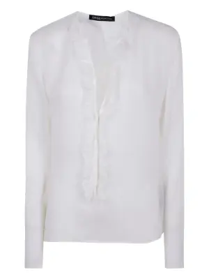 Рубашка с оборками